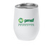 PMSF Wine Tumbler, a White Insulated Wine Cup