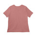 Buny Momma Floral, a Mauve Women?s Relaxed Cotton Tee (back-view)