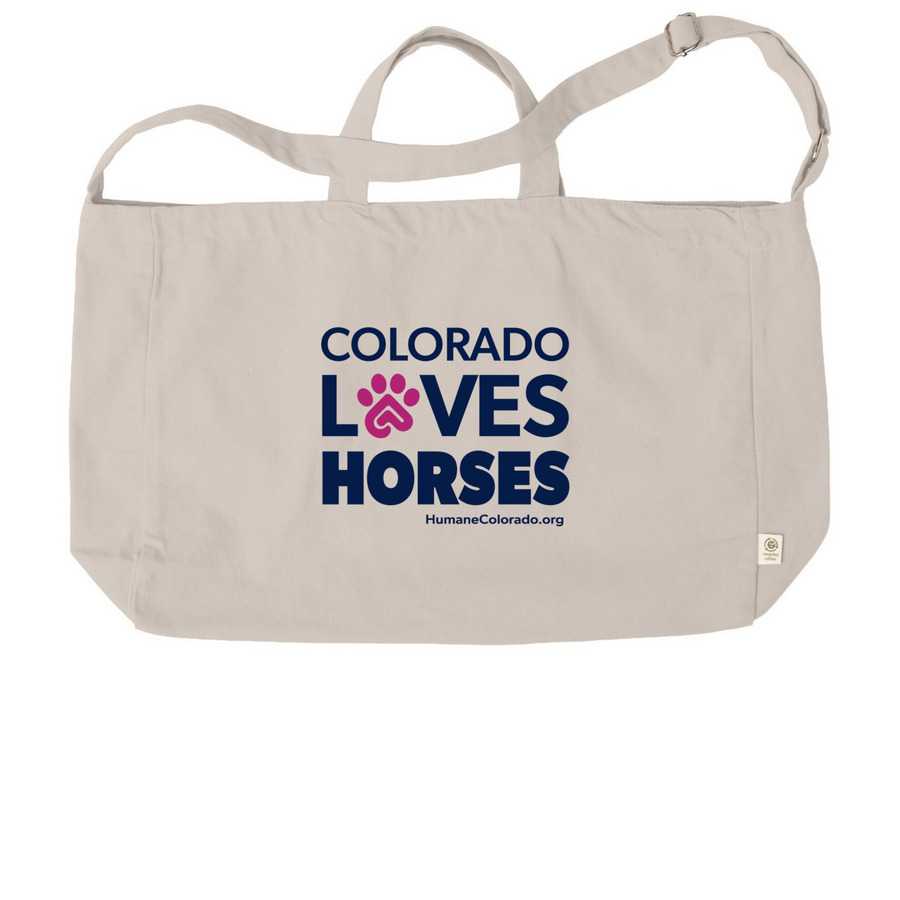 Colorado Loves Horses, a Pumice Reclaimist G2G Tote Bag