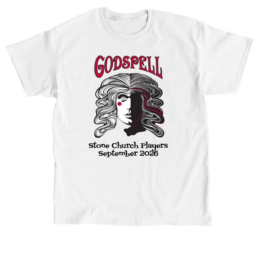 Godspell Design 1, a White Classic Unisex Tee