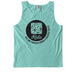 Cinema Role Logo & Tagline, a Chalky Mint Comfort Colors Tank Top