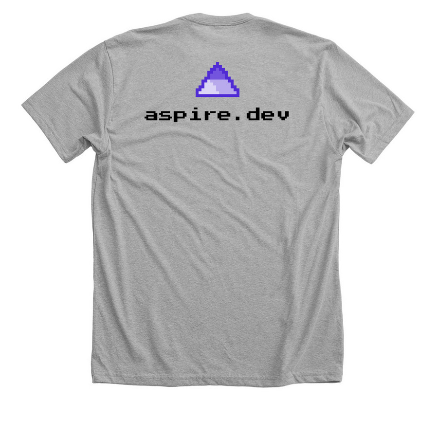 Aspire Conf - Choose Your Starter, a Athletic Heather Premium Unisex Tee (back-view)