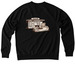 Roam and Refuel Local Surf, a Deep Black Allmade Organic French Terry Crewneck Sweatshirt (back-view)
