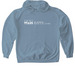 Alaska Mariculture Blue Pullover, a Stone Blue Gildan Softstyle Pullover Hoodie