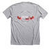 Edwards Meats Wear, a Athletic Heather Premium Unisex Tee (back-view)