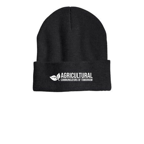 Stocking Hats, a Heather Charcoal Printed Cuffed Beanie