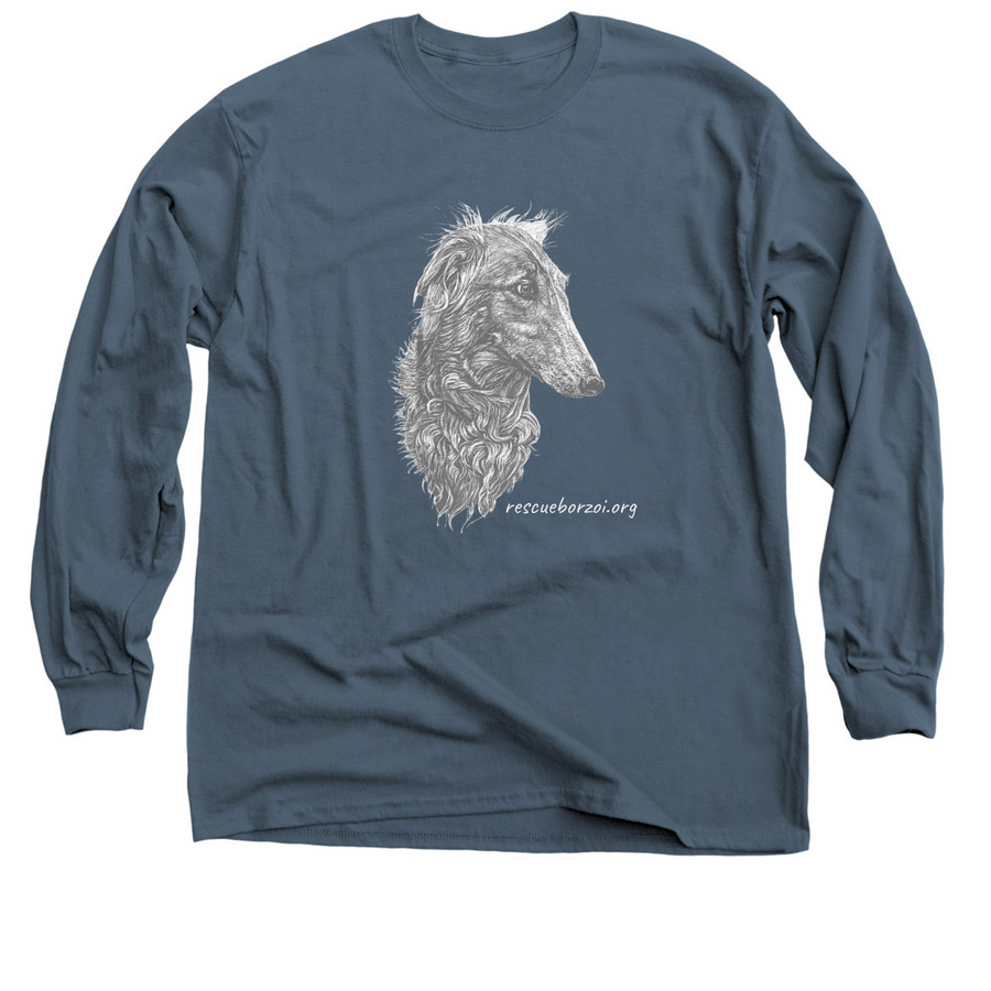 Borzoi Soul, a Indigo Classic Long Sleeve Tee
