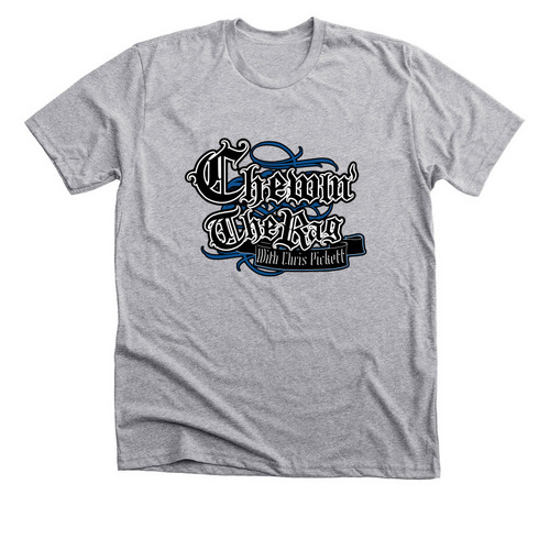 CTR Black & Blue Logo, a Athletic Heather Premium Unisex Tee