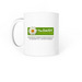 DAISY Award Outline Mug, a White Coffee Mug (back-view)