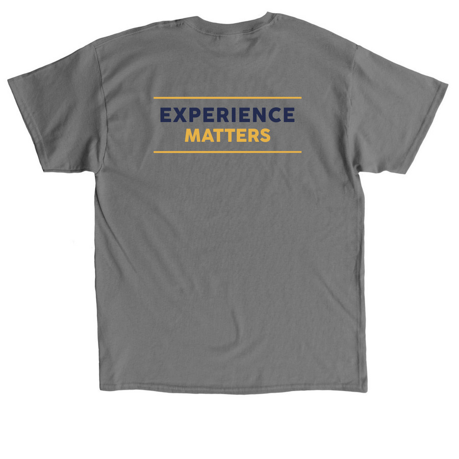 Robert Franklin Logo 2, a Charcoal Classic Unisex Tee (back-view)