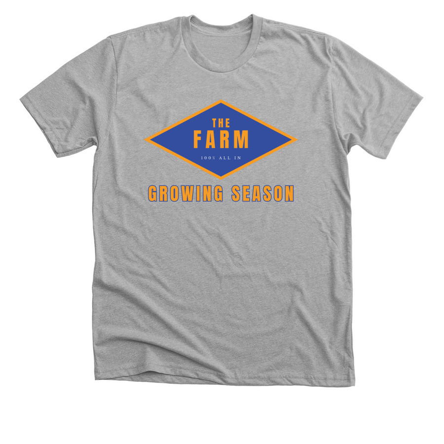 The Farm Facility, a Athletic Heather Premium Unisex Tee