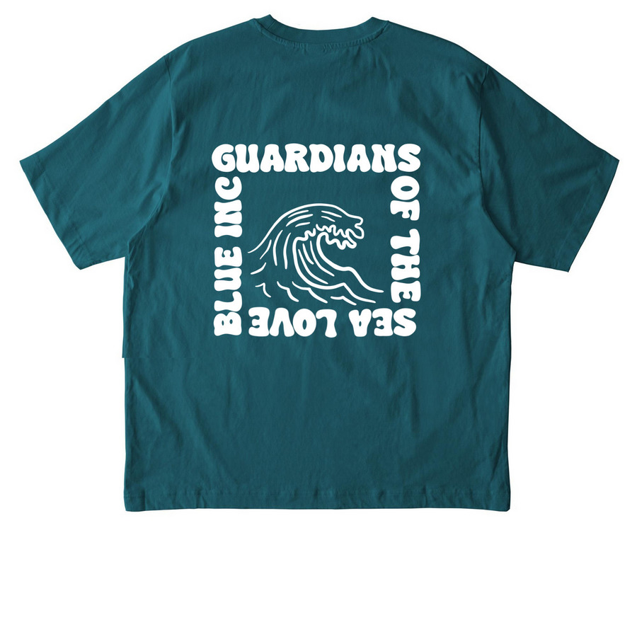 Guardians of the Sea, a Stargazer Stanley/Stella Unisex Freestyler Heavyweight Tee (back-view)