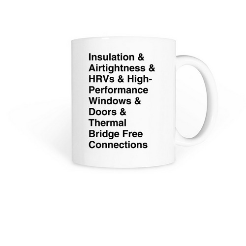 5 Principles Mug, a White Coffee Mug