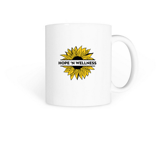 Hope N Wellness Mug, a White Coffee Mug