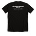 Stay Peachy, a Solid Black Blend Premium Unisex Tee (back-view)