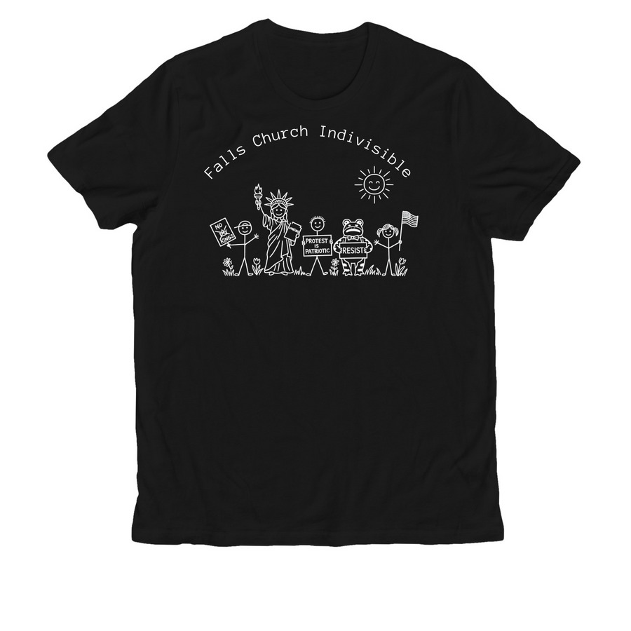 Hands Across FC (1 logo), a Deep Black Allmade Organic Cotton Unisex Tee