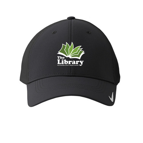 Library Logo Hat, a Anthracite Printed Nike Dri-FIT Legacy Performance Cap