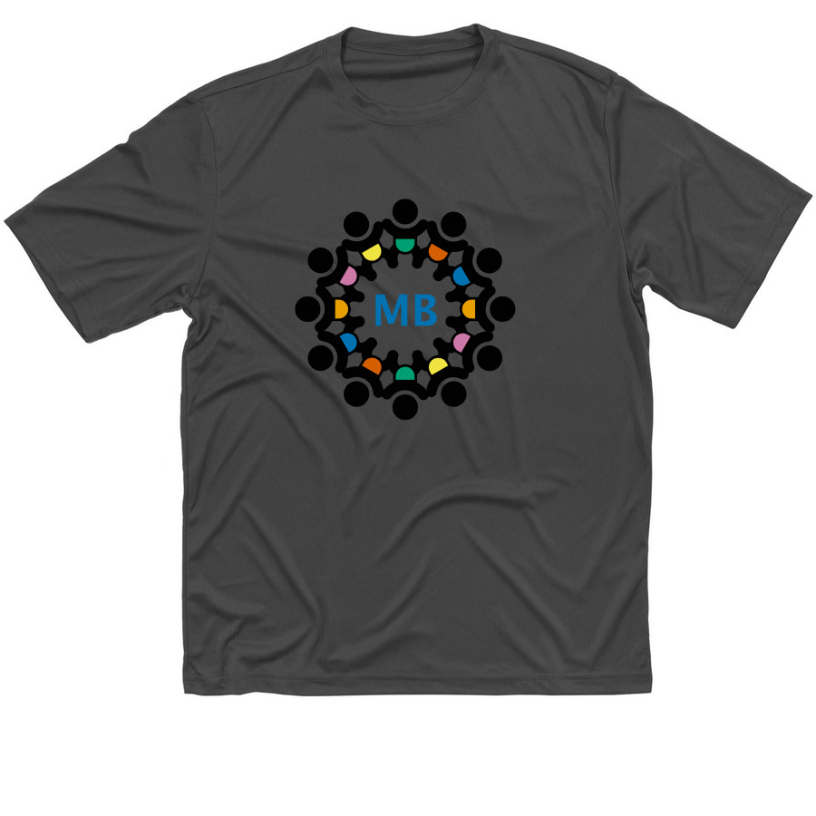 ManyBabies performance, a Iron Grey Classic Performance Tee