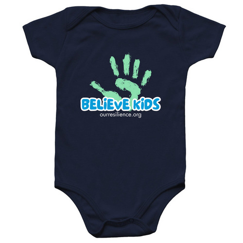Believe Kids Onesie, a Navy Infant Onesie