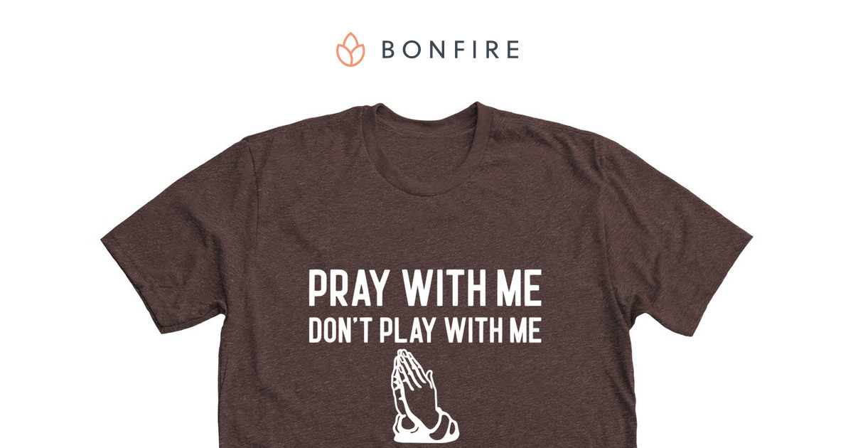 Pray with Me Don't Play with Me Graphic by Creative Divine · Creative  Fabrica