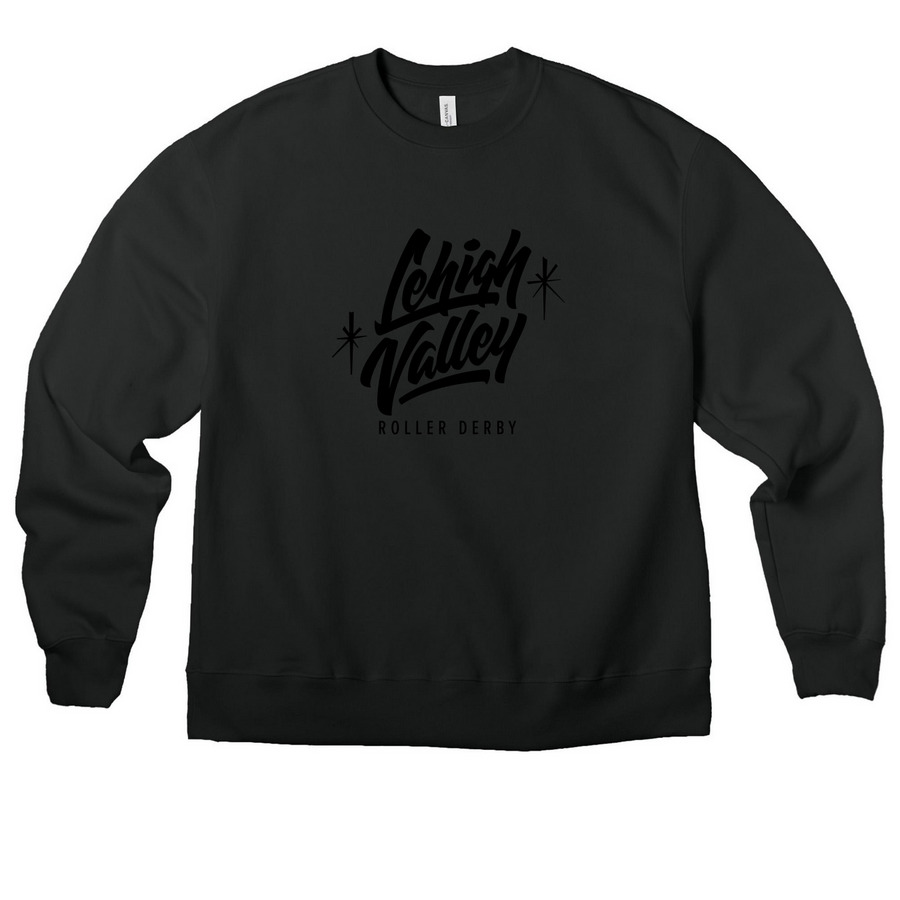 LVRD Classic Dark Crew Neck, a Vintage Black Premium Heavyweight Crewneck Sweatshirt