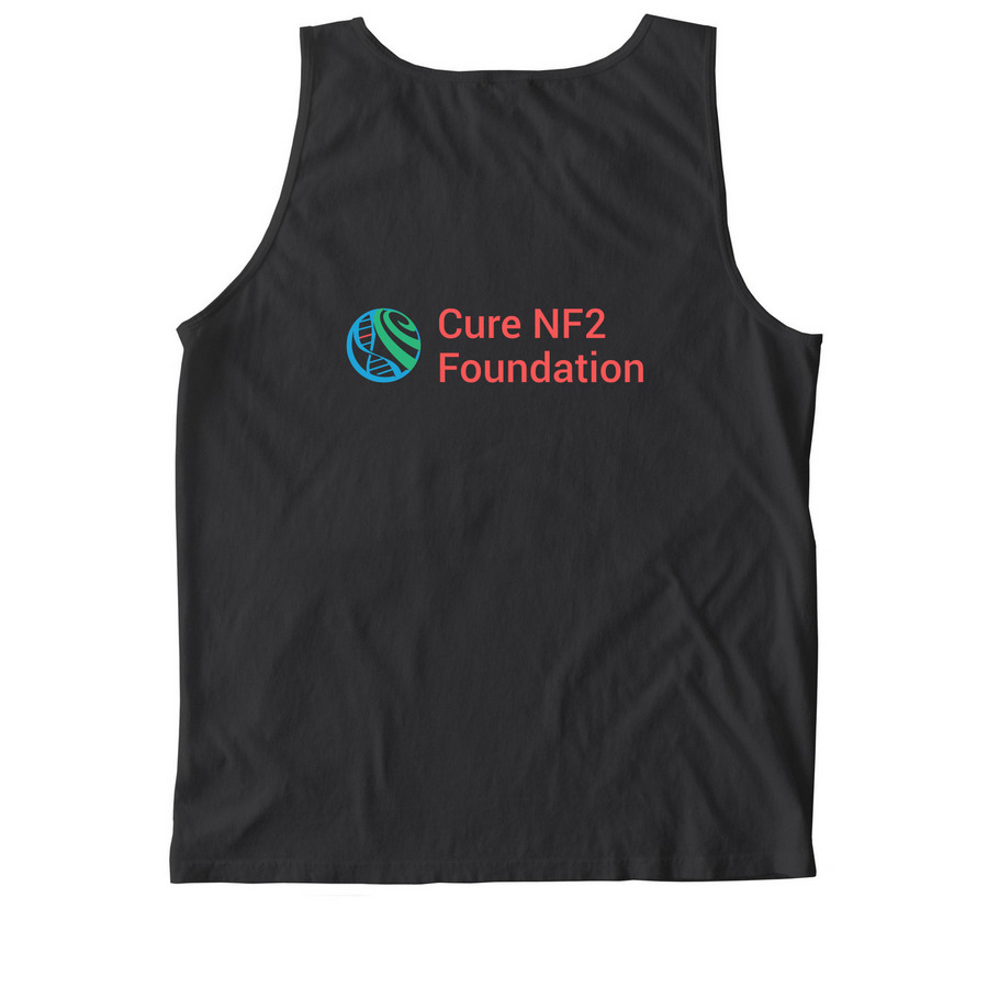 Tank tops Men?s and Women?s, a Black Comfort Colors Tank Top (back-view)