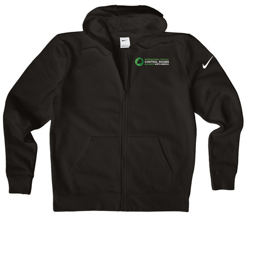 ICCRA Board Apparel, a Black Nike Women's Club Fleece Zip Up Hoodie