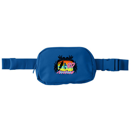 Boardwalk Bag, a Strong Blue Matte Hip Pack