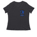 Team-Liam's Sugar Smashers, a Dark Grey Heather Women's Relaxed V-Neck Tee