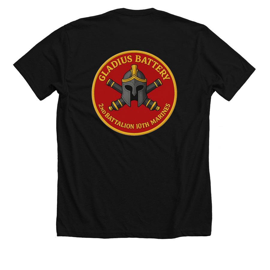Golf Battery Swag Order, a Solid Black Blend Premium Unisex Tee (back-view)