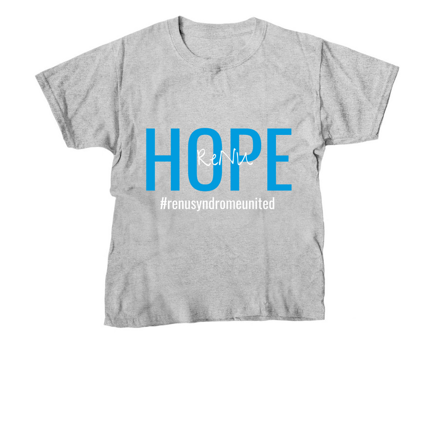 ReNU Syndrome United - ReNU Hope, a Sport Grey Youth Unisex Tee
