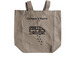 Tide Pool Bus Bag, a Pumice Recycled Cotton Tote Bag (back-view)