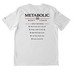 Men?s performance MR shirt&nbsp;, a White Nike Dri-FIT Jersey Blend Performance Tee (back-view)