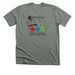 Different Pieces Amazing Together, a Deep Heather Premium Unisex Tee