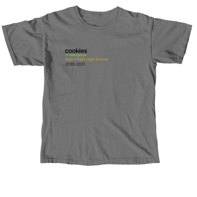 Cookies For Kids' Cancer&nbsp;, a Grey Comfort Colors Unisex Tee