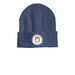 Beanies, a Heather Navy Printed Cuffed Beanie