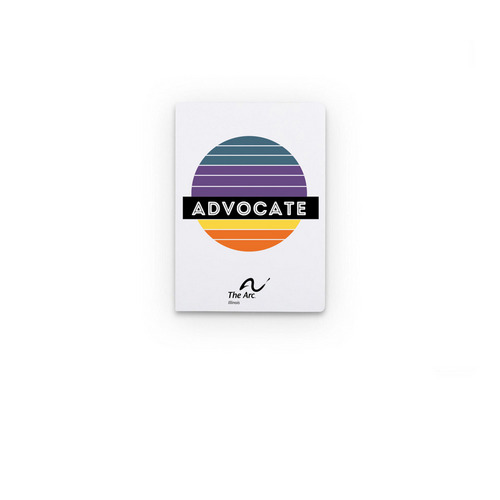 Advocate, a White Softcover Journal