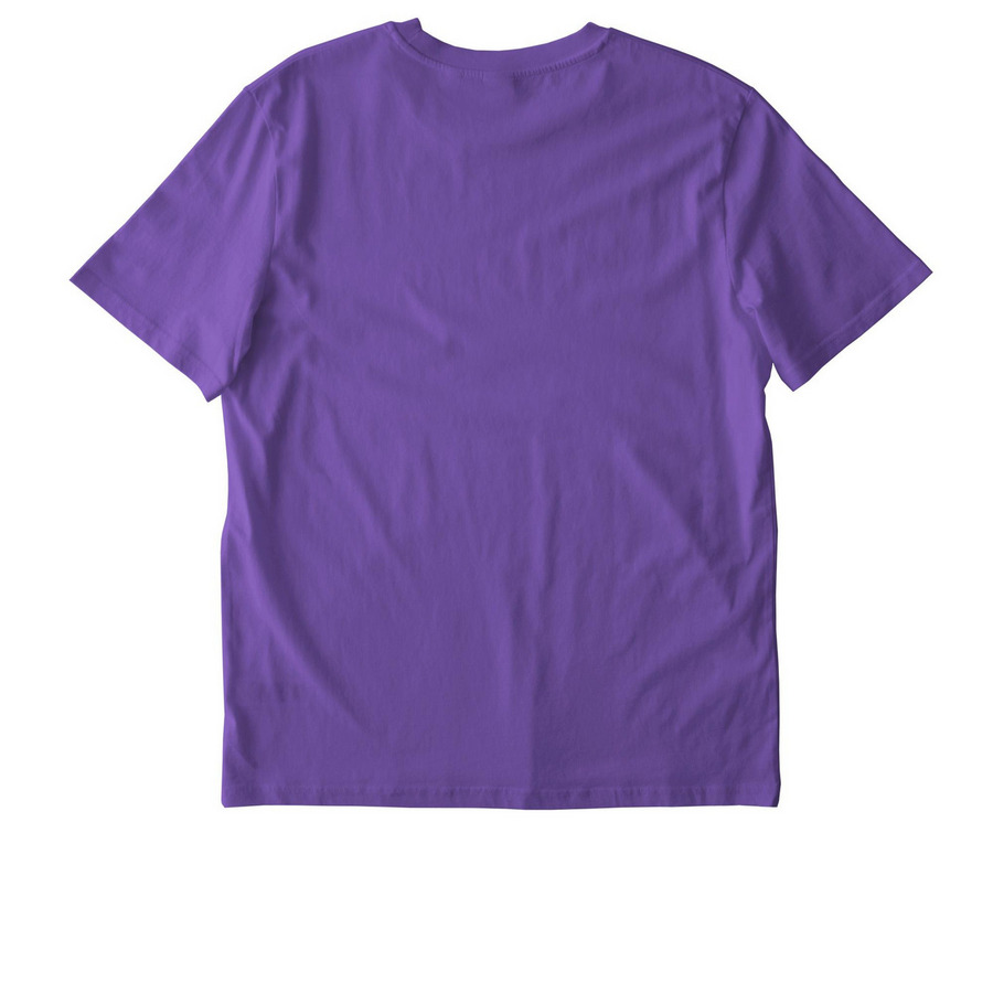 IN MY DOING ERA, a Purple Love Stanley/Stella Unisex Creator 2.0 Tee (back-view)