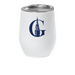 GUASFCU Wine Tumbler, a White Insulated Wine Cup