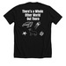 Gal?pagos Islands Trip, a Solid Black Blend Premium Unisex Tee (back-view)