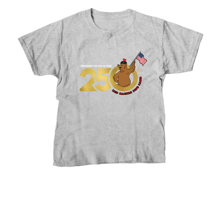 Fairbanks Red Hackle ?USA 250? Commemorative, a Sport Grey Youth Unisex Tee