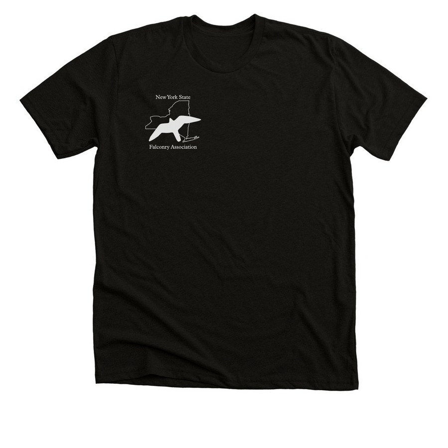 NYSFA 50th Small White Logo, a Solid Black Blend Premium Unisex Tee