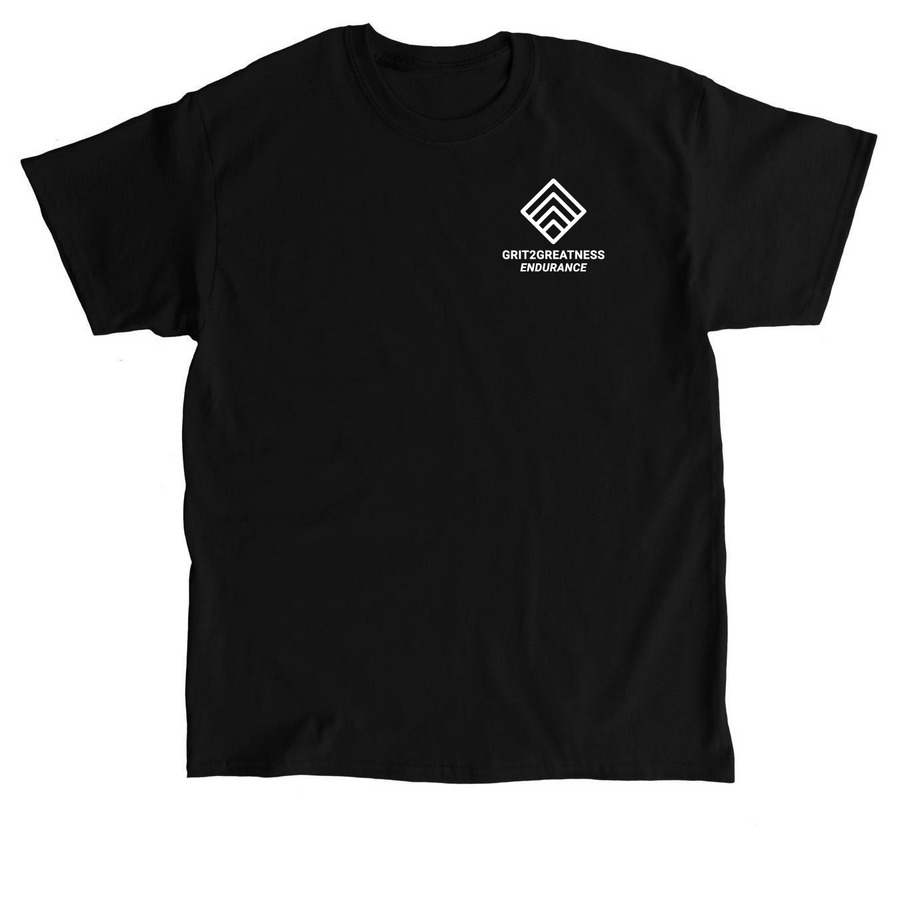 Grit2Greatness Endurance, a Black Classic Unisex Tee