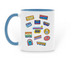 NVRD is My Favorite Holiday Mug, a Light Blue Two-Tone Ceramic Mug (back-view)