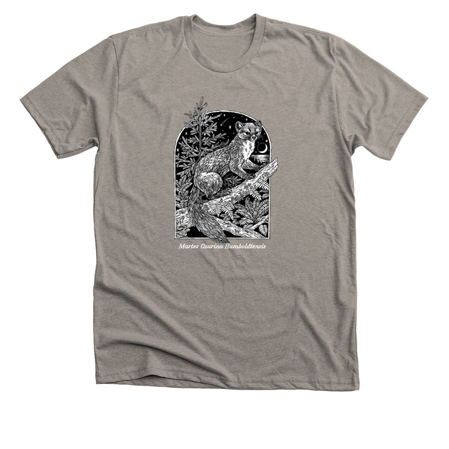 Humboldt Marten, a Heather Stone Premium Unisex Tee