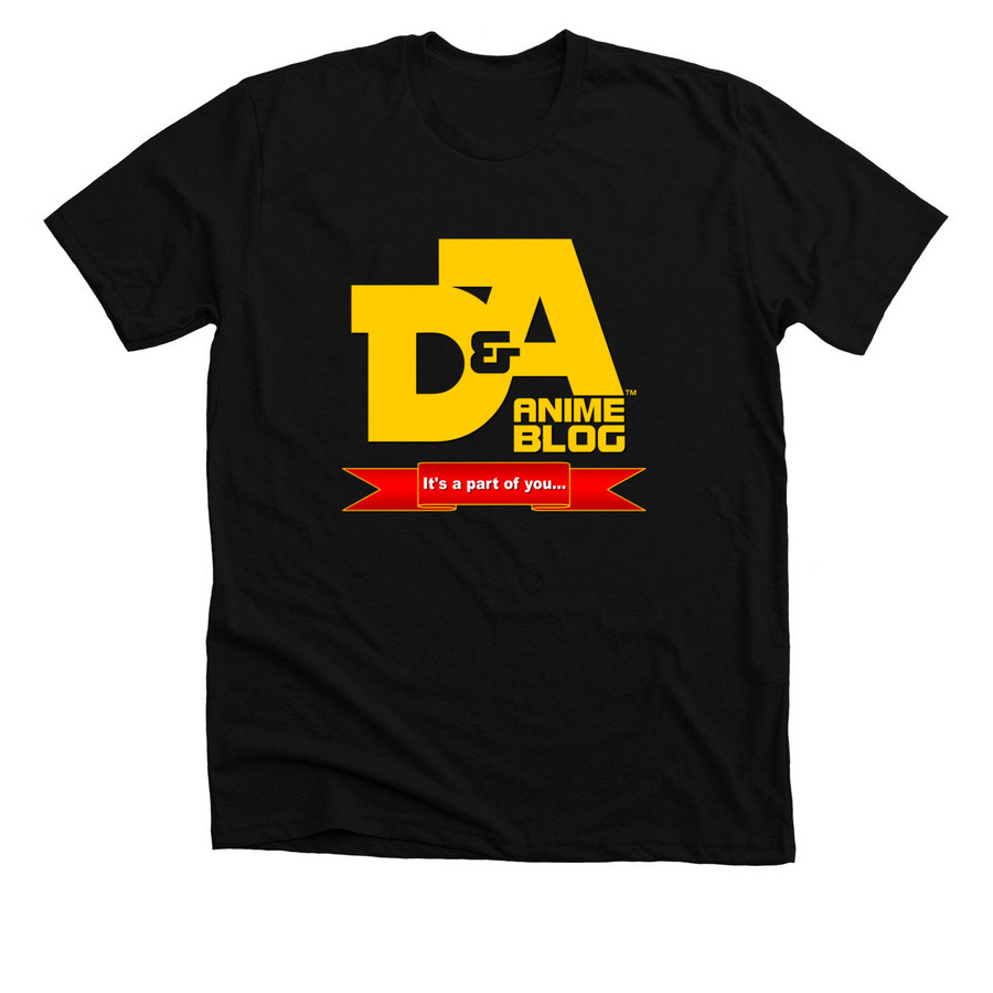 D&A Anime Blog Studios Entertainment T-Shirt, a Solid Black Blend Premium Unisex Tee