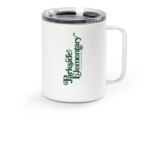 Stainless Steel Travel Coffee Mug, a White Stainless Steel Travel Mug