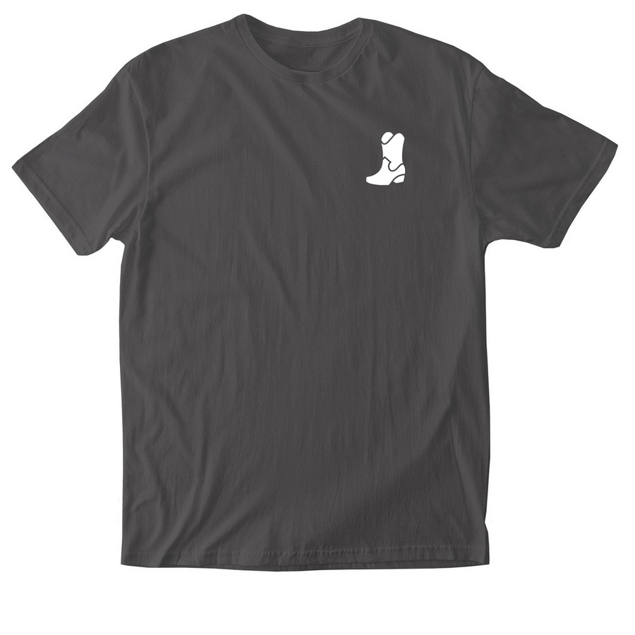 Country At Heart, a Charcoal Softstyle Cotton Tee