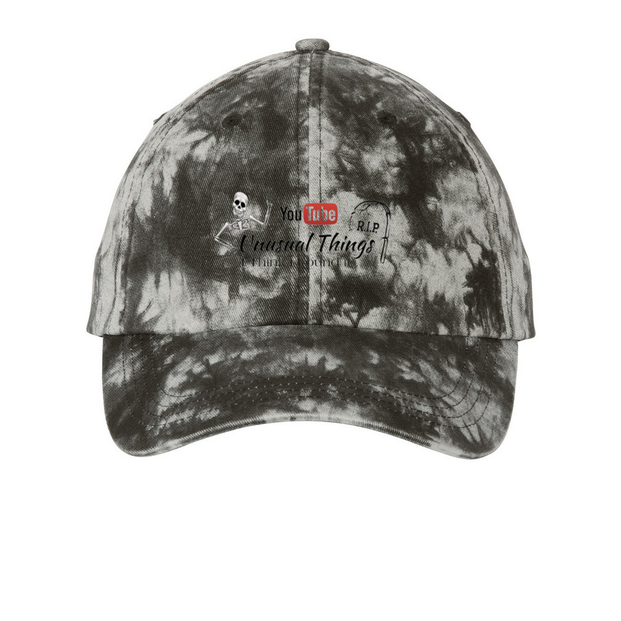 Unusual Things - Hats, a Black Printed Tie Dye Baseball Hat