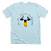 WSA Round Logo, a Heather Ice Blue Premium Unisex Tee